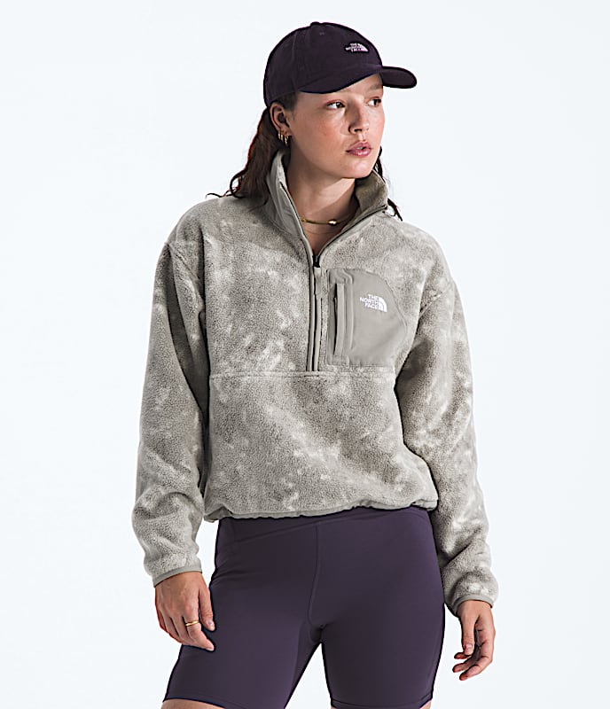 Womens Yumiori Off Peak Zip JacketPrint TNF Stone Slab Chalk Texture Print Main