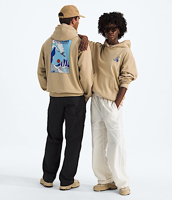 Unisex Mountain Celebration Relaxed Hoodie—Graphic - 1