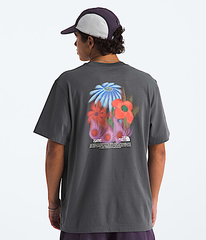 Mens 1966 Flora Relaxed ShortSleeve TeeGraphic TNF Anthracite Grey Main