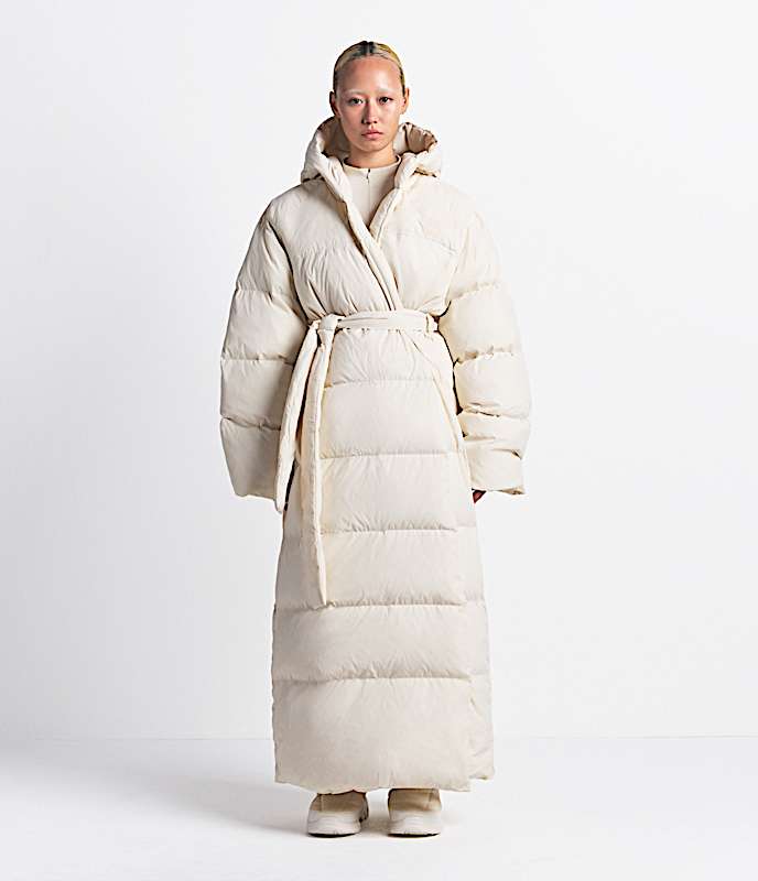 Parka enveloppant Nuptse pour femmes The North Face x SKIMS TNF Os Sk HERO