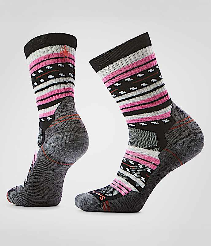 TNF X Smartwool Women's HIKE Light Cushion Margarita Crew Socks - 1