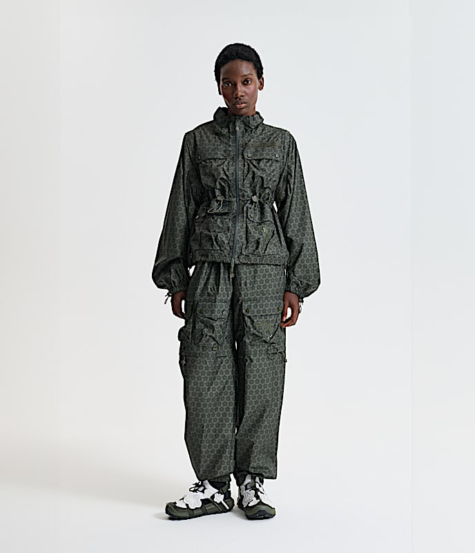 TNF x Cecilie Bahnsen Tenzin Convertible Jacket TNF Forest Night Green Main