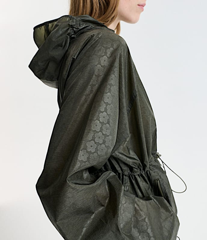 TNF x Cecilie Bahnsen Marlowe Pullover Wind Jacket TNF Forest Night Green ALT1