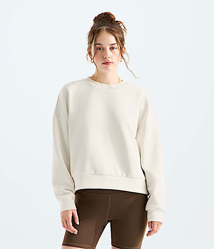 Womens Jaida Crew TNF White Dune Main