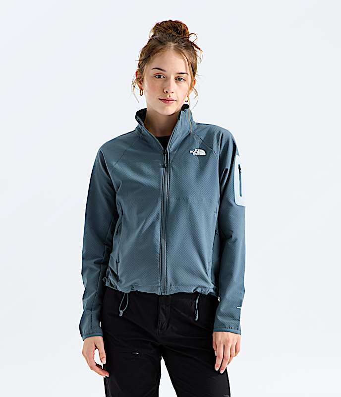 Womens Tek Approach Jacket TNF Granite Grey HERO
