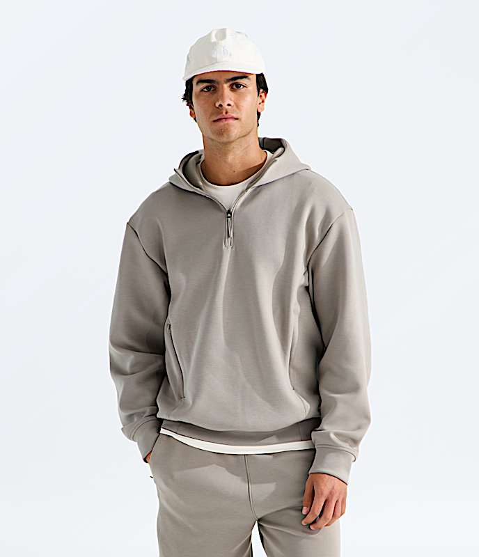 Chandail  capuchon  glissire un quart Dynamic pour hommes TNF Stone Slab HERO