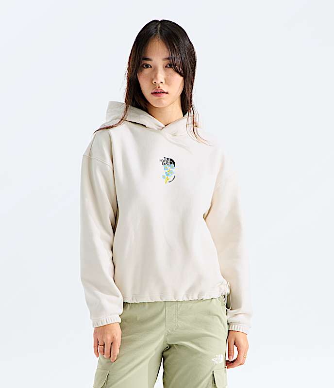 Womens Places We Love HoodieHimalayan Blue Poppy TNF White Dune HERO