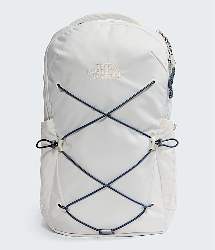 Womens Jester Backpack  27L TNF Zinc Grey Heather  Caldera Red HERO