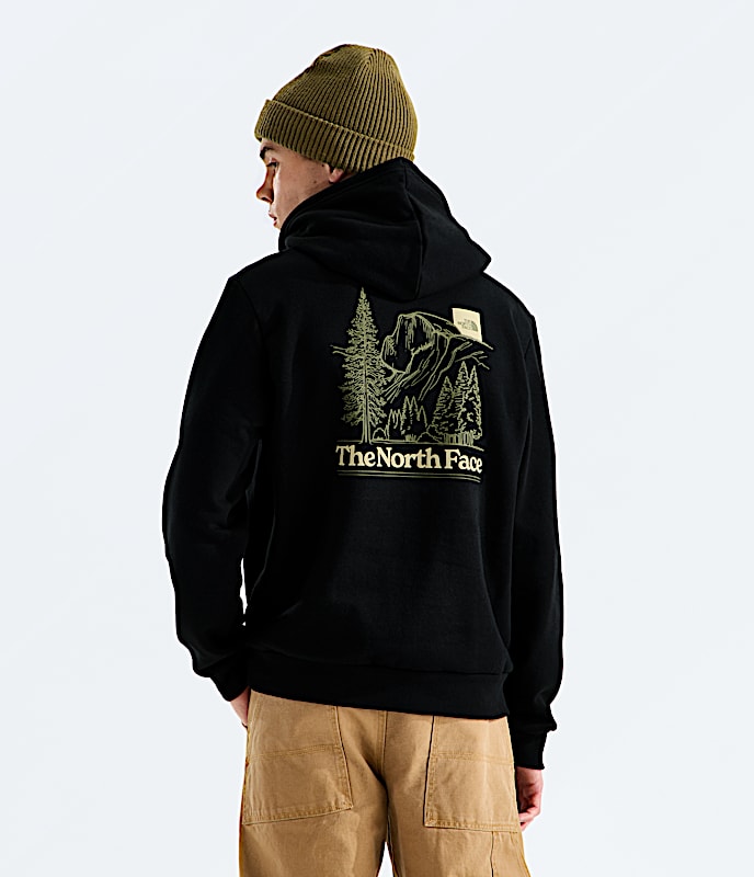 Mens Evolution Monte Regular Hoodie TNF TNF Black HERO