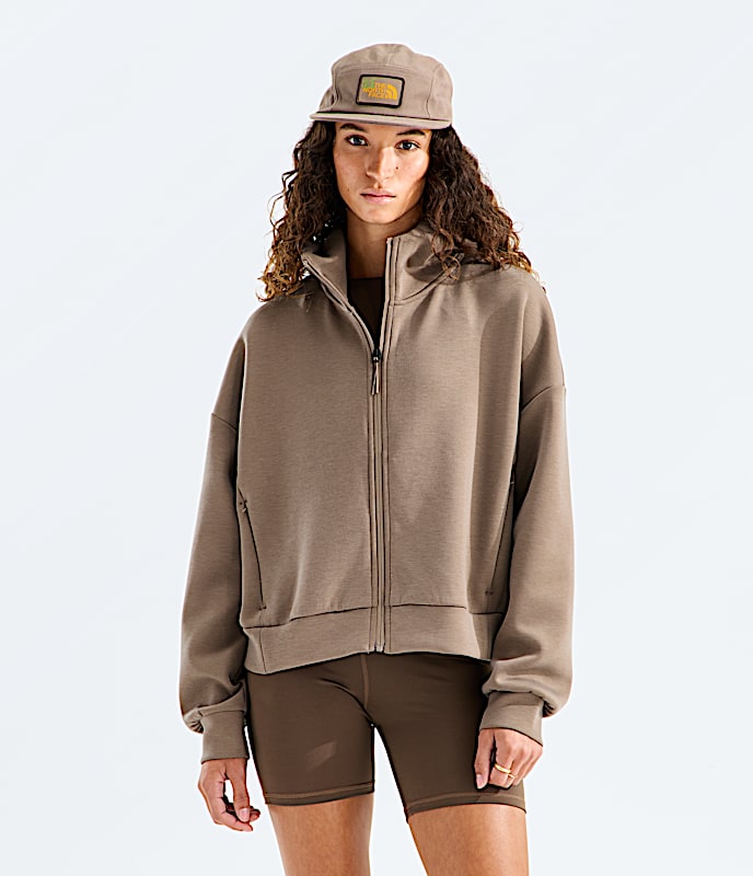 Womens Jaida FullZip Hooded Jacket TNF Garnet HERO