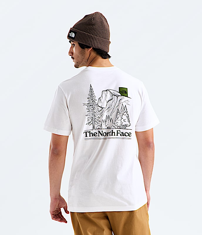 Mens Monte Reg ShortSleeve TeeGraphic TNF TNF White Main