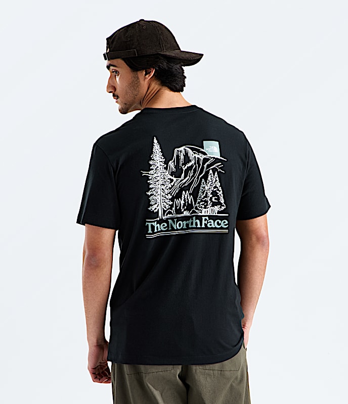 Mens Monte Reg ShortSleeve TeeGraphic TNF TNF Black HERO