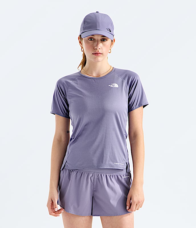 Womens Sunriser ShortSleeve TNF Grounded Plum Main