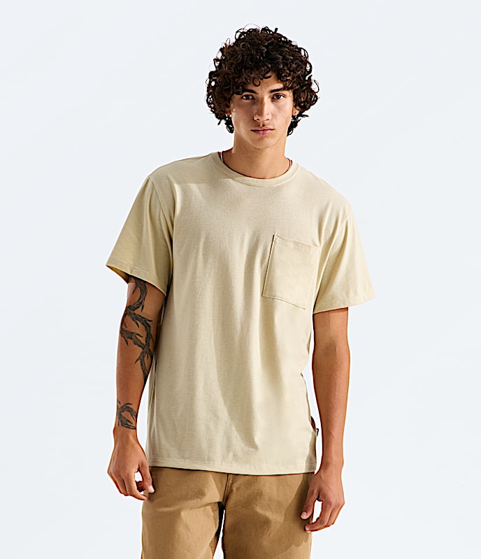 Tshirt poche et manches courtes TriBlend pour hommes TNF Pierre du Dsert Bruyre HERO