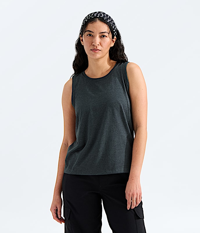 Womens TriBlend Tank TNF TNF Dark Grey Heather Main