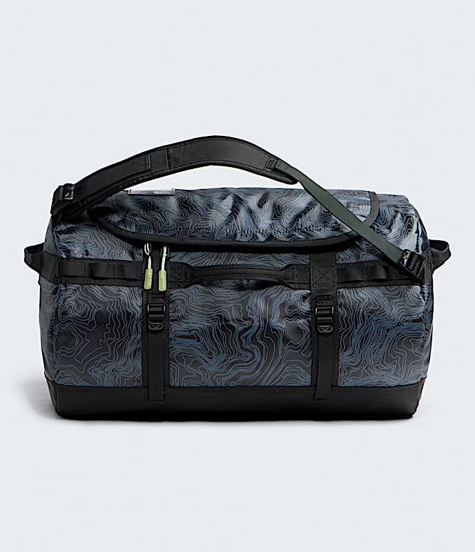 Base Camp DuffelS TNF TNF Black Glowing Topo Print HERO