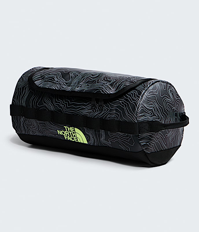 Base Camp Travel CanisterL TNF TNF Black Glowing Topo Print HERO