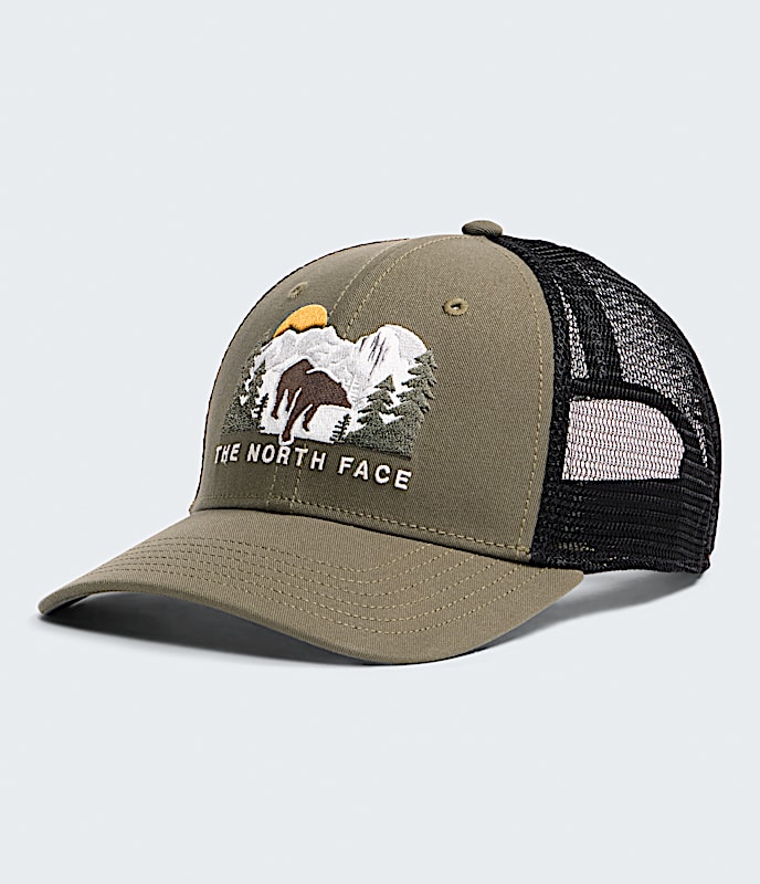 Embroidered Mudder Trucker Hat TNF Caraway SeedBear Graphic HERO