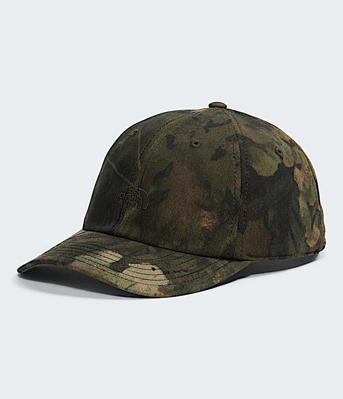Norm SE Hat TNF Woodland Green Yosemite Oak Print HERO