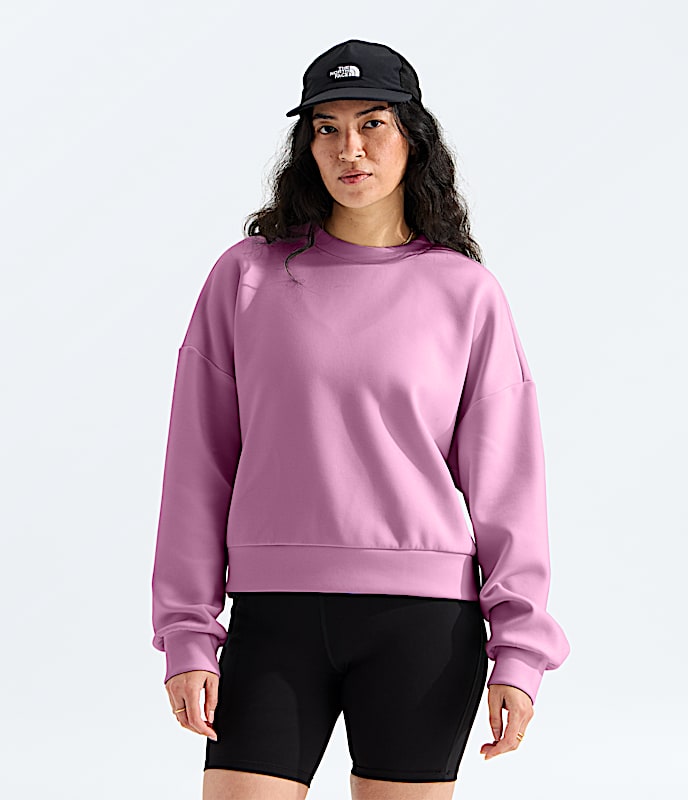 Womens Jaida Crew TNF Petticoat Pink  Cotton Candy Pink Main