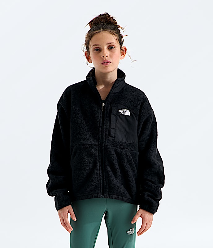Girls Yumiori Off Peak FullZip Jacket TNF TNF Black HERO