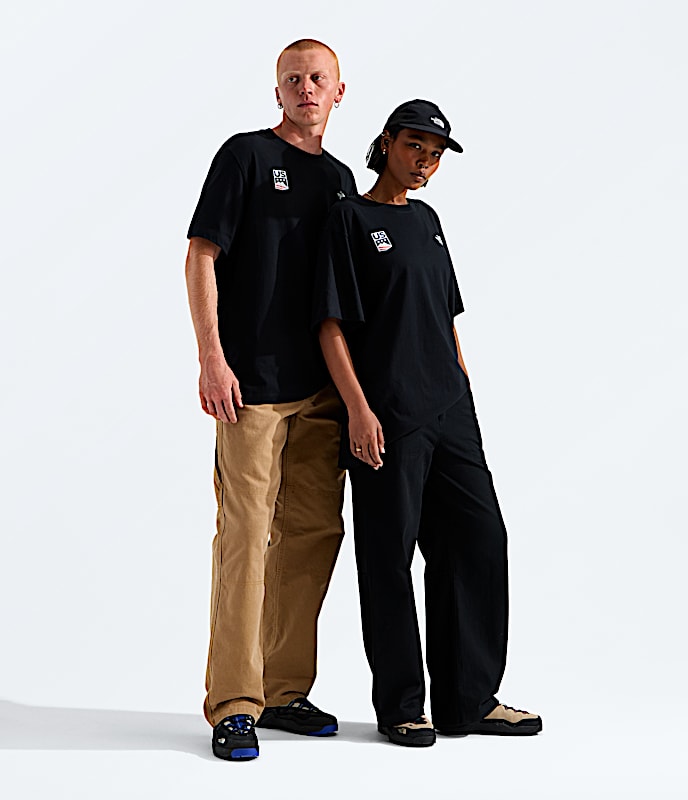 Unisex US Ski Relaxed ShortSleeve Tee TNF TNF Black Main