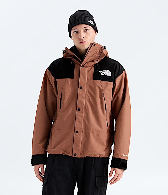 Mens GORETEX Mountain Jacket TNF Copper SiltTNF Black Main