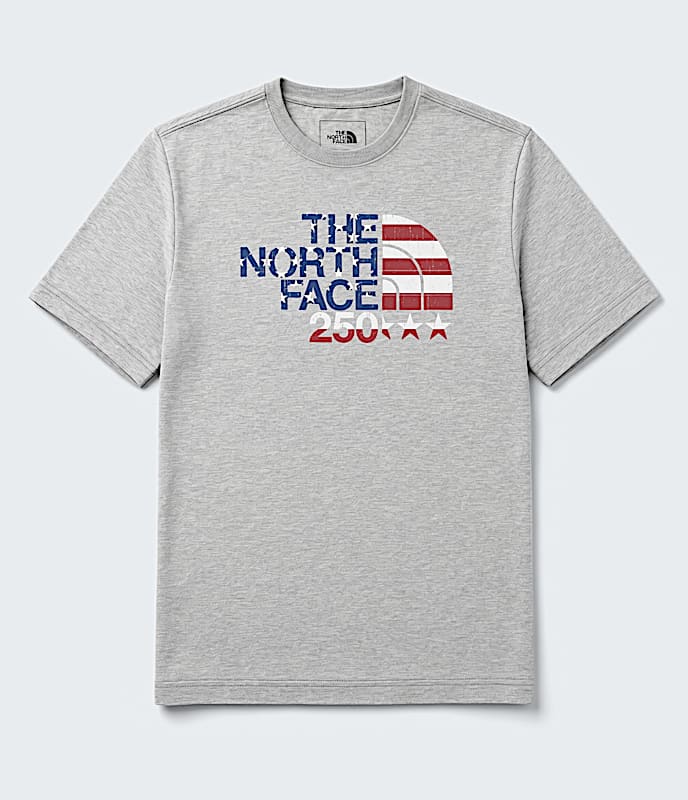 Unisex TNFUSA Relaxed Short Sleeve Tee TNF TNF Pale Grey Heather Main