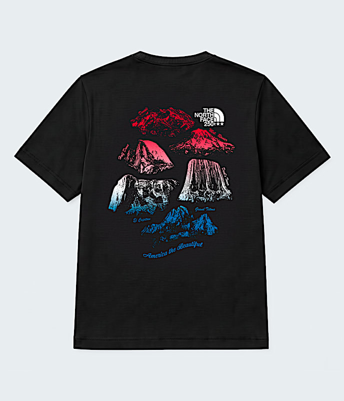 Unisex TNFUSA Relaxed Tee TNF TNF Black Main