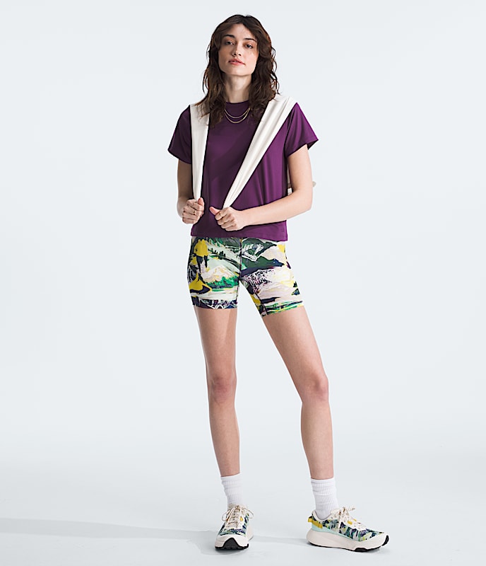 売れ筋商品|||ノースフェイス カットソー トップス レディース Women's Dune Sky Short-Sleeve T-Shirt Tnf Black Women's Dune Sky Short-Sleeve | The North Face Canada