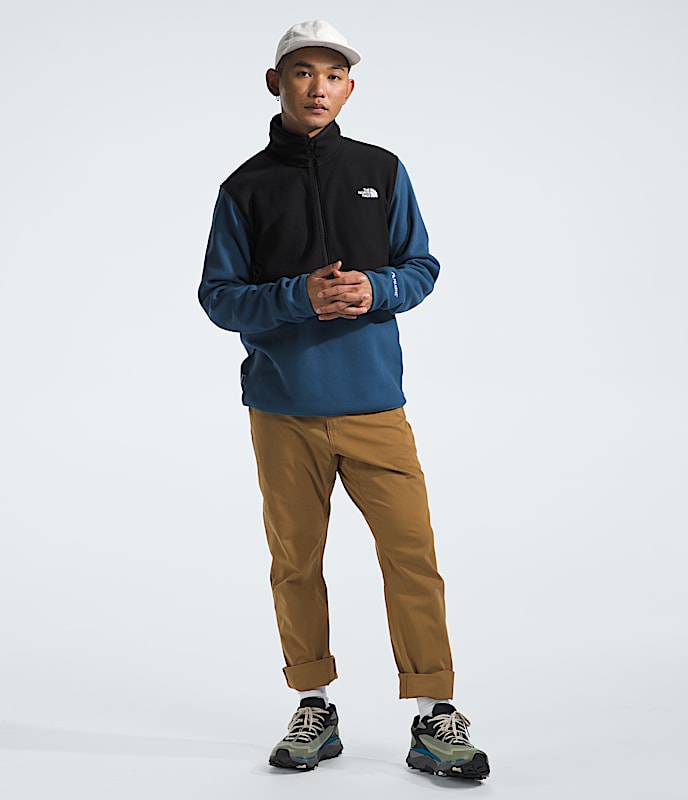 North End Men's JAQ Snap-Up Stretch Performance Polo