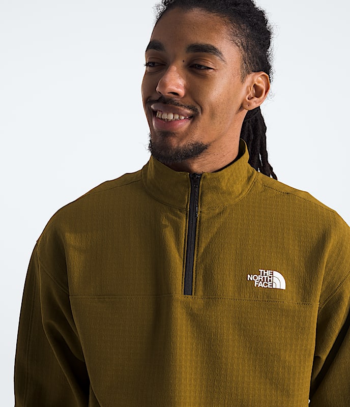 【The North Face】 Tekwareスウェットシャツ Men's Tekware™ Grid Fleece ¼-Zip | The North Face