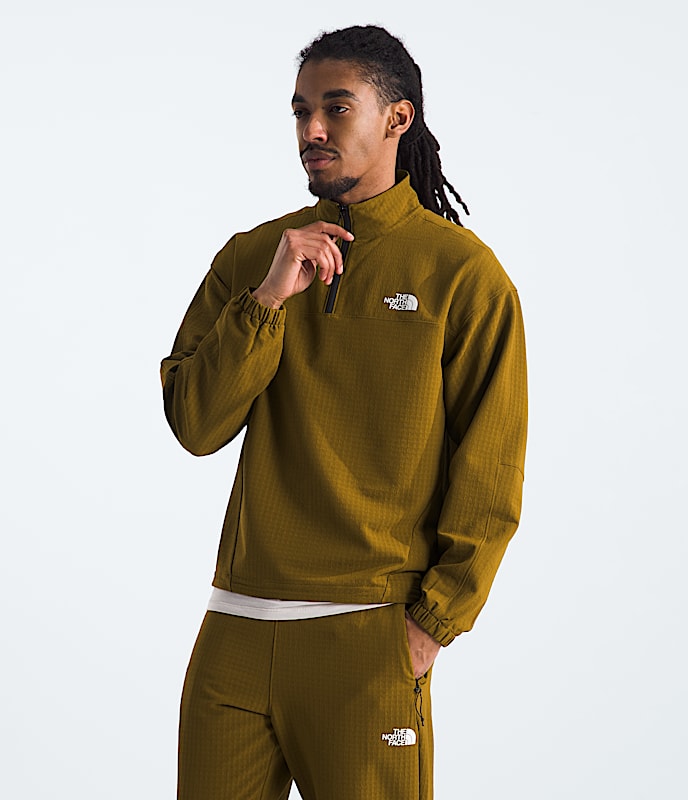 【信頼】 Grid Tekware™ Men's Fleece Canada Face North The | ¼-Zip スウェット
