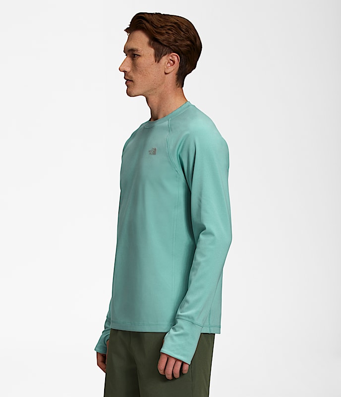 売れ筋がひ贈り物! Warm Winter Men's Essential Face North The | Crew 長袖Tシャツ