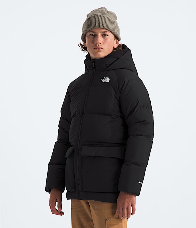 Boys’ & Girls’ North Down Fleece-Lined Short Parka