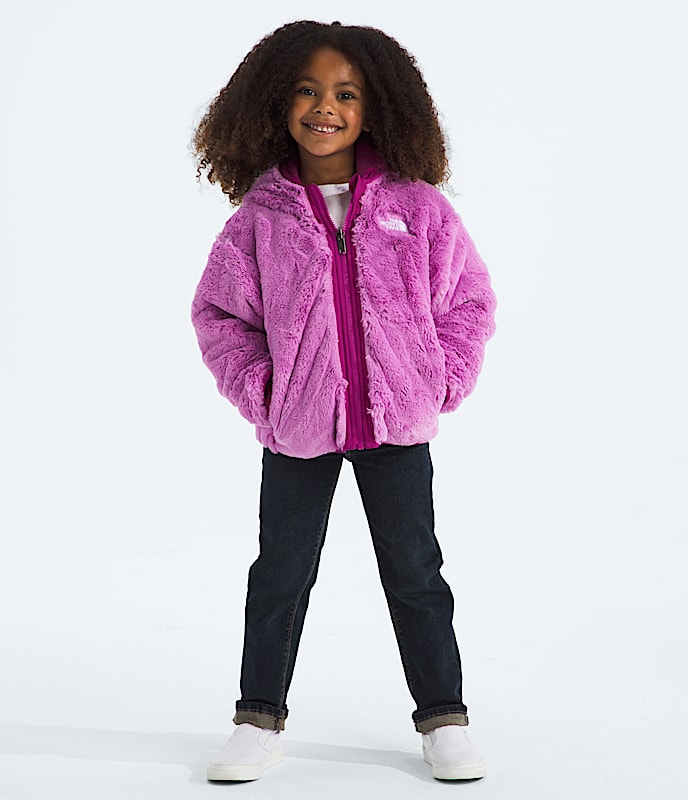 Girls' Reversible Shasta Full-Zip Hooded Jacket | The North Face
