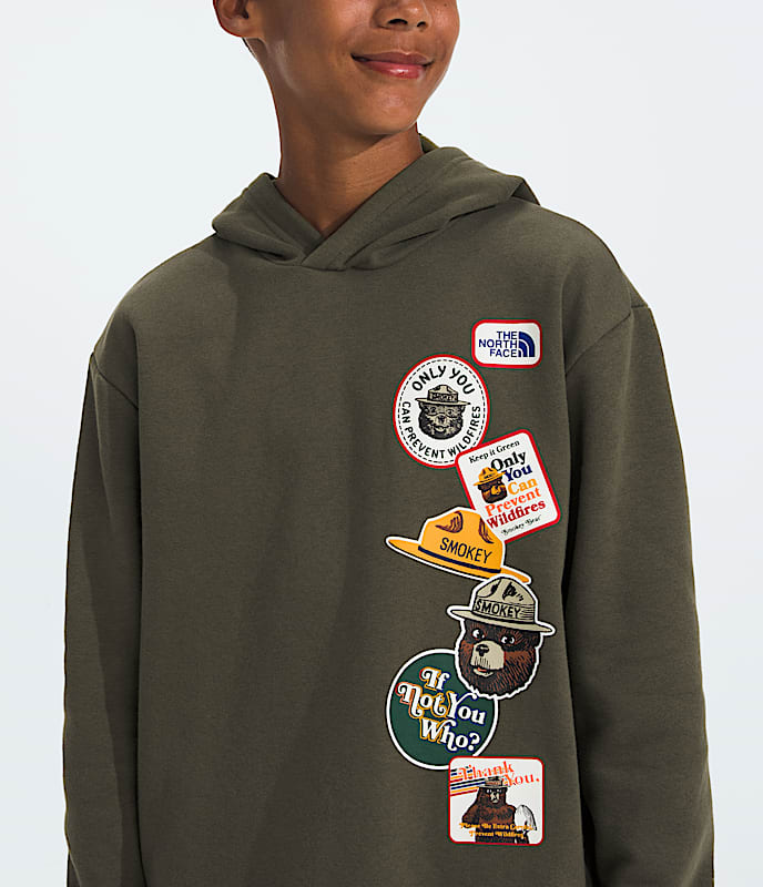 Boys’ & Girls’ Smokey Camp Fleece Pullover Hoodie - 7