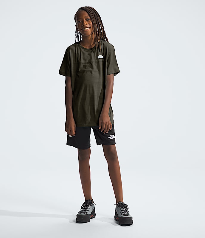 ★THE NORTH FACE★ Explorer Short Sleeve Round Tee NT7UQ50J_ Boys' Short-Sleeve Never Stop Tee | The North Face Canada
