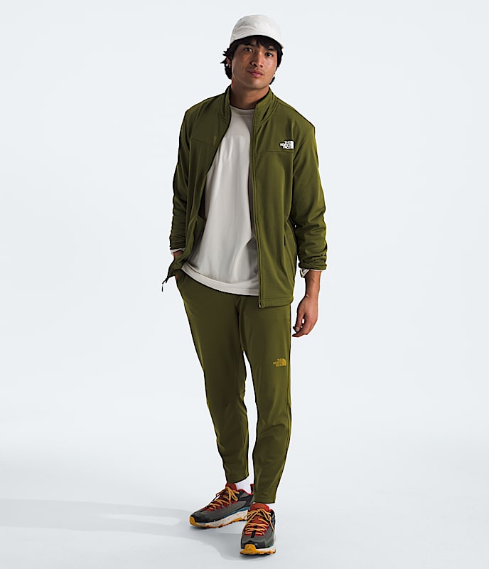 Men’s Cedar Trail Grid Fleece Full-Zip Jacket
