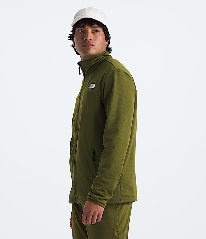 Men’s Cedar Trail Grid Fleece Full-Zip Jacket