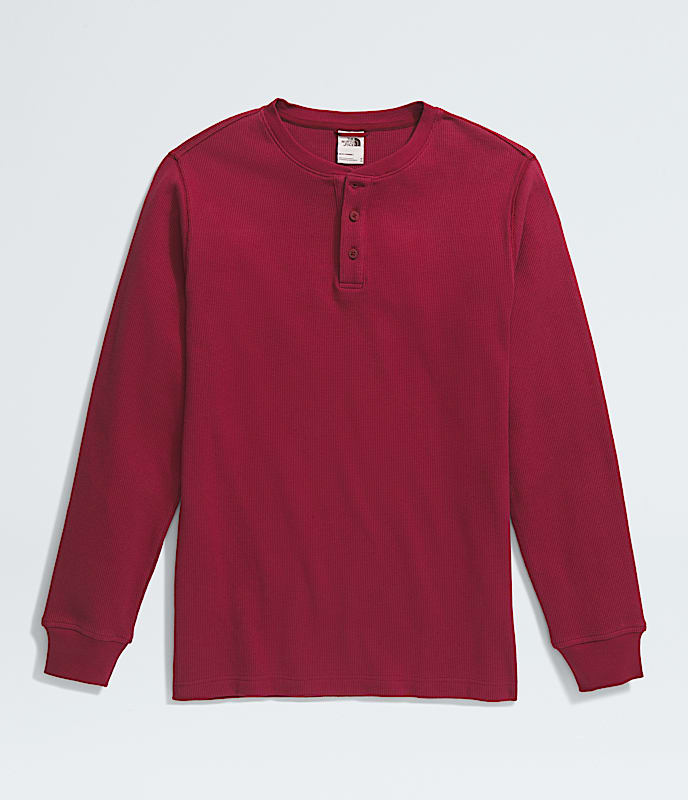 ★THE NORTH FACE★WAFFLE L/S R/TEE★ Men's Waffle Long-Sleeve Henley | The North Face Canada