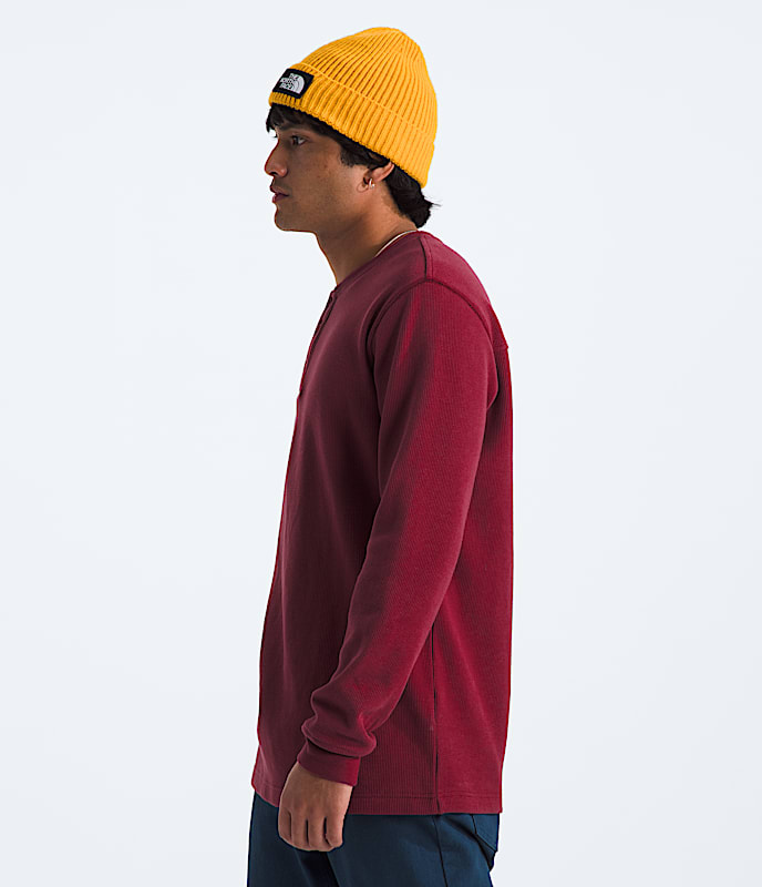 ★THE NORTH FACE★WAFFLE L/S R/TEE★ Men's Waffle Long-Sleeve Henley | The North Face Canada