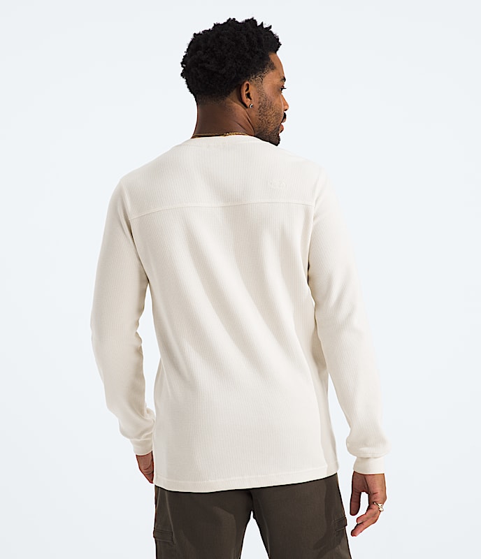 Men’s Waffle Long-Sleeve Henley - 4