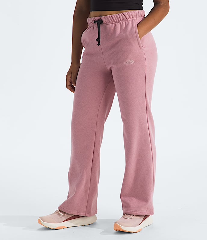 ■THE NORTH FACE■ WHITE LABEL WOMEN'S DELPHY PANTSSOFT PINK Girls' Camp Fleece Wide Leg Pants | The North Face