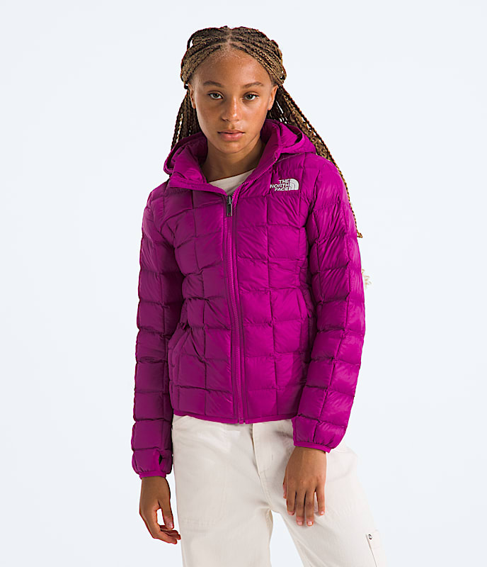 NORTH FACE ノースフェイス 中綿ジャケット 紫 THERMOBALL 中古・古着通販】THE NORTH FACE (ザ ノース フェイス) サーモ