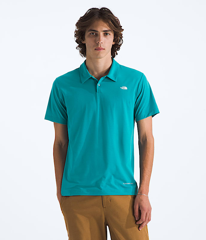 ★★THE NORTH FACE★★ Men's Ice Green Short Sleeve Polo SEA Men's Adventure Polo | The North Face
