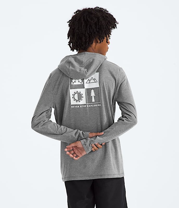 Boys’ & Girls’ Adventure Long-Sleeve Hoodie—Graphic - 2