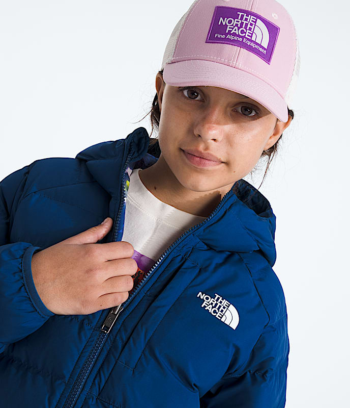 Girls’ Reversible Perrito Hooded Jacket