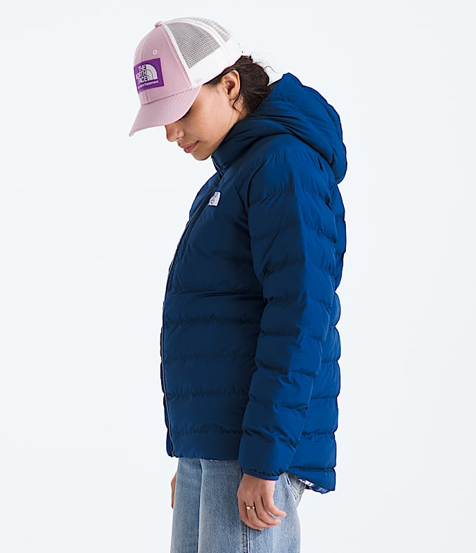 Girls’ Reversible Perrito Hooded Jacket