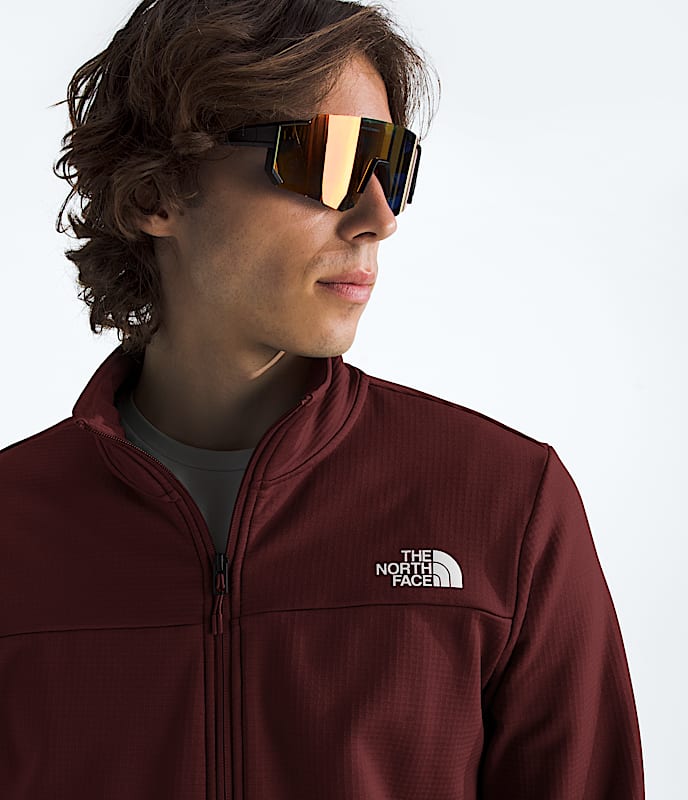 Men’s Cedar Trail Grid Fleece Full-Zip Jacket